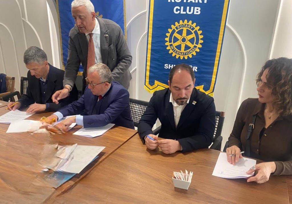 Memorandum Bashkëpunimi me Rotary Club Terra dei Vestini – Pescara, Itali