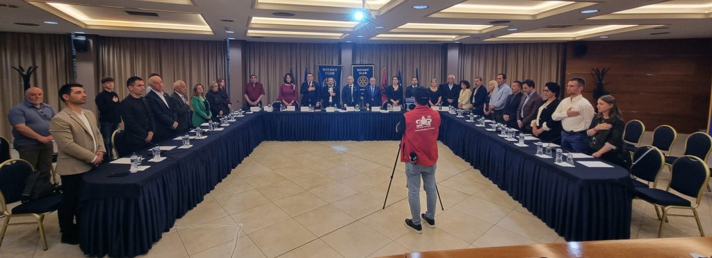 Binjakëzimi Rotary Club Shkodër & Rotary Club Tetova — Hotel Colosseo 2026