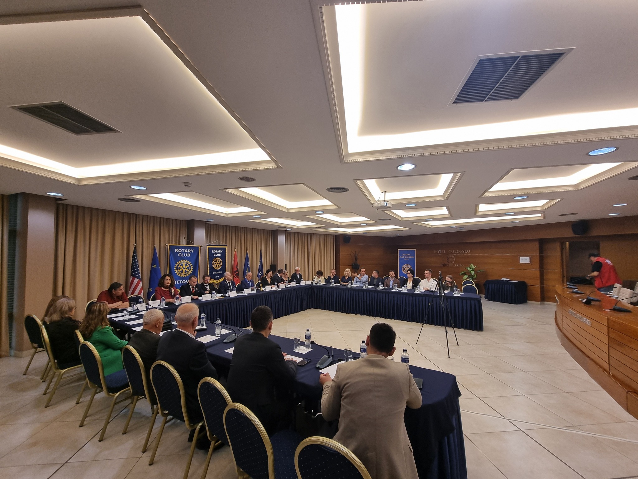 Binjakëzimi Rotary Club Shkodër & Rotary Club Tetova — Hotel Colosseo 2026