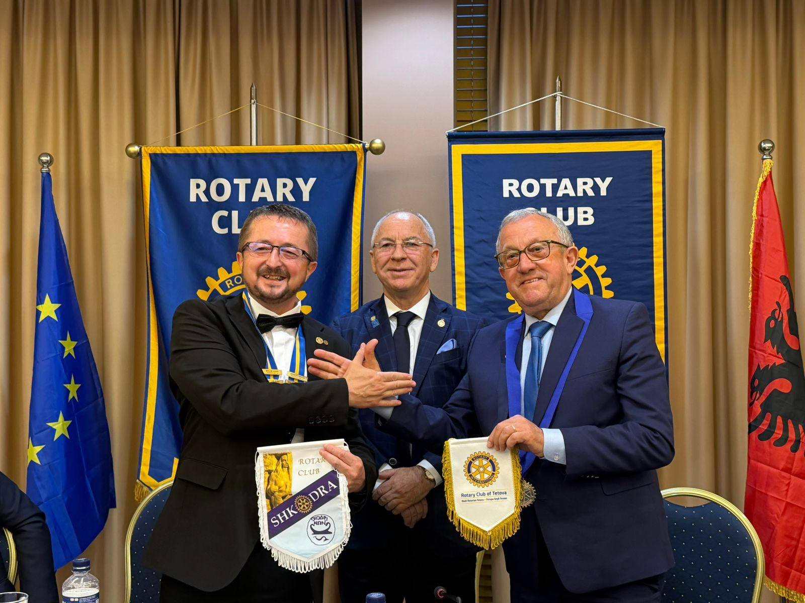 Binjakëzimi Rotary Club Shkodër & Rotary Club Tetova — Hotel Colosseo 2026