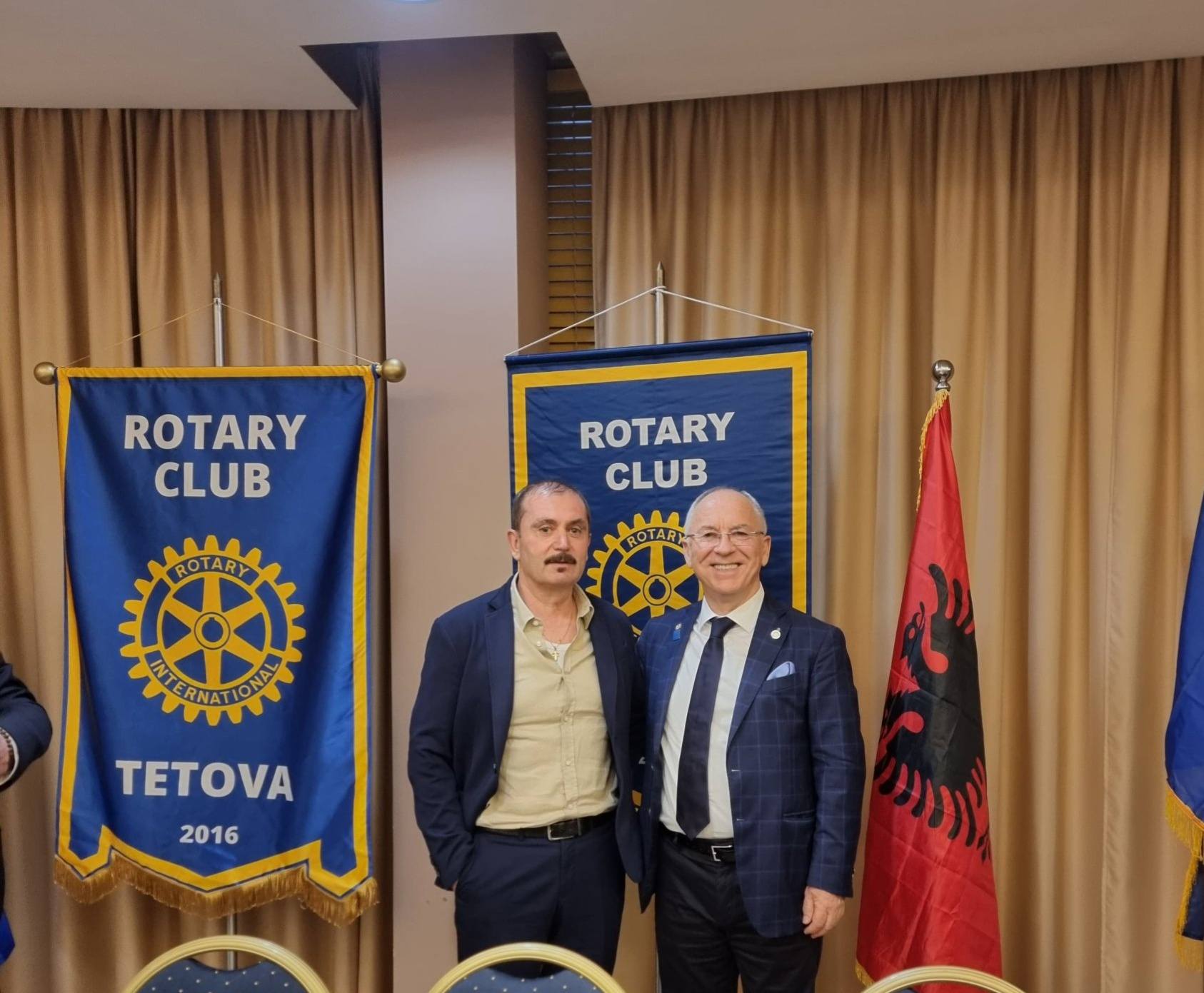 Binjakëzimi Rotary Club Shkodër & Rotary Club Tetova — Hotel Colosseo 2026