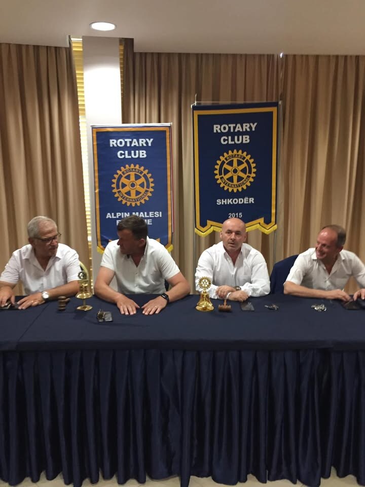 Ceremonia e ndërrimit të Çekiçit — Rotary Shkodër & Rotary Alpin 2021–2022