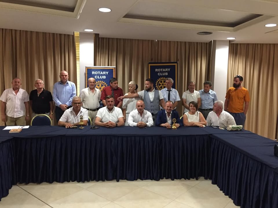 Ceremonia e ndërrimit të Çekiçit — Rotary Shkodër & Rotary Alpin 2021–2022