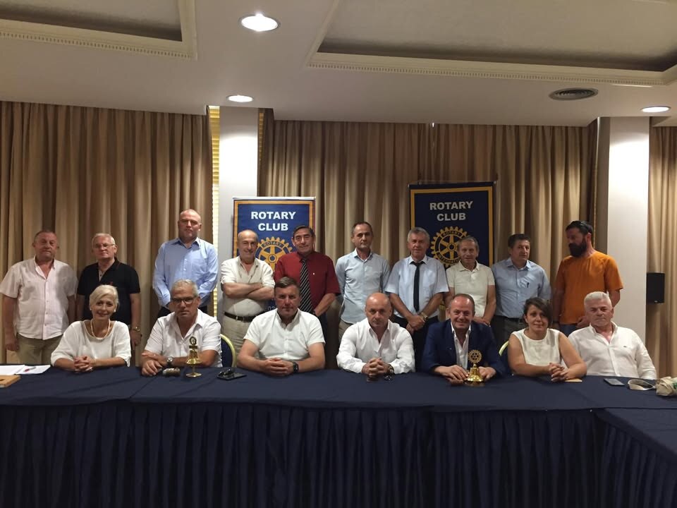 Ceremonia e ndërrimit të Çekiçit — Rotary Shkodër & Rotary Alpin 2021–2022