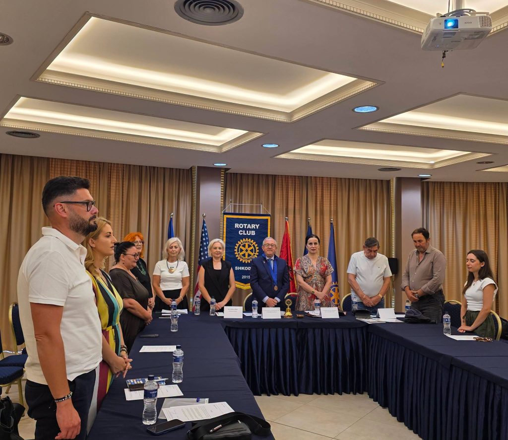Mbledhja e fundit e vitit rotarian 2025–2026 — kumtesë dhe anëtarë të rinj