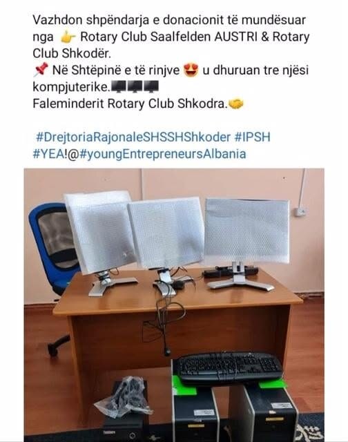 Shpërndarja e dhuratës Rotary Club Saalfelden — Korrik 2021