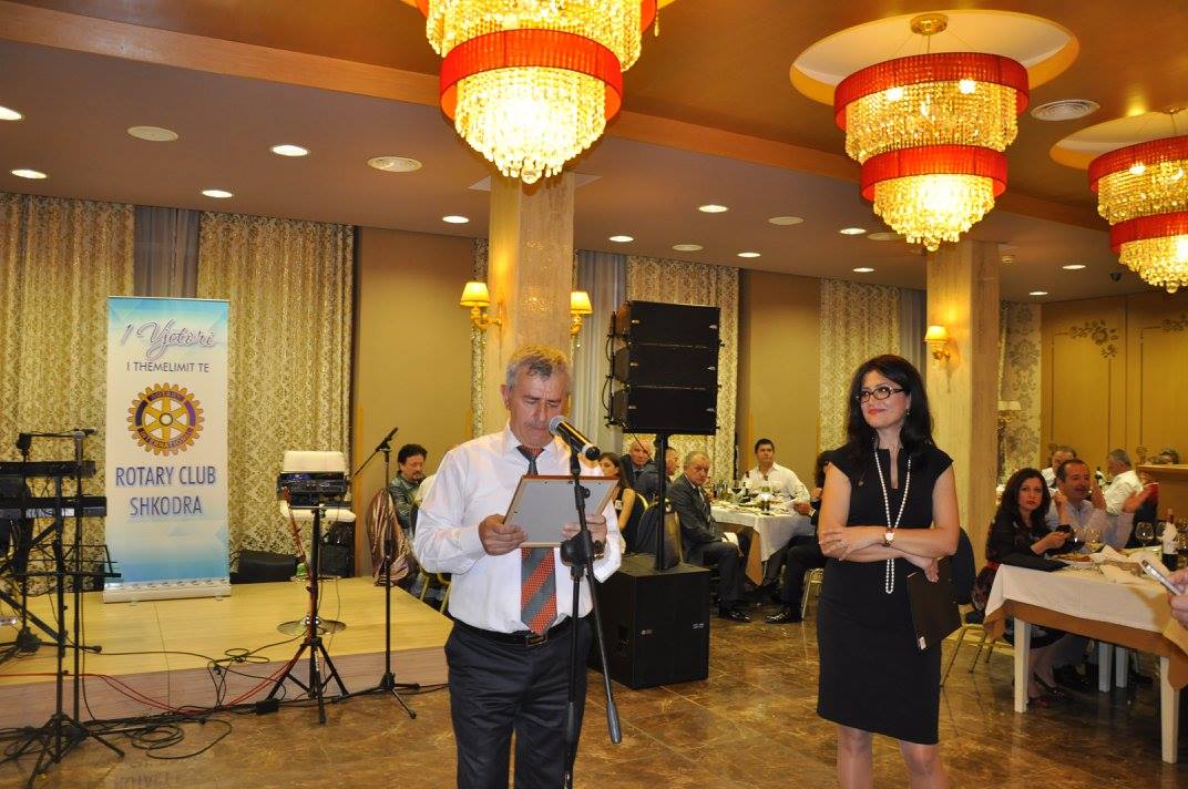 Gala Festive, Hotel Colosseo 2016 — 1-vjetori i Rotary Club Shkodër