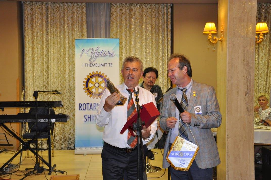 Gala Festive, Hotel Colosseo 2016 — 1-vjetori i Rotary Club Shkodër