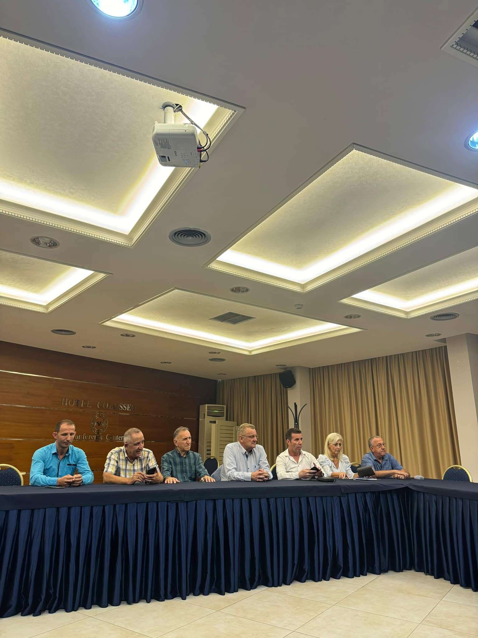 Takim me presidentin Adriatik Basho — Rotary Club Shkodër