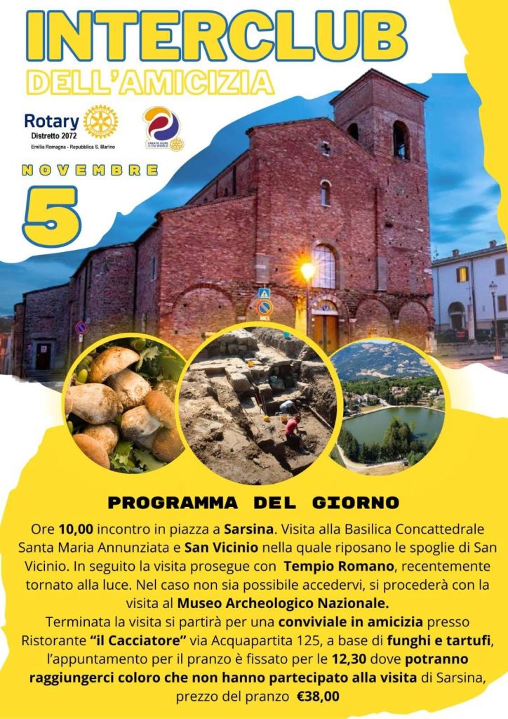 Interclub miqësie — Casa Rozalba, Forlì–Cesena, nëntor 2023