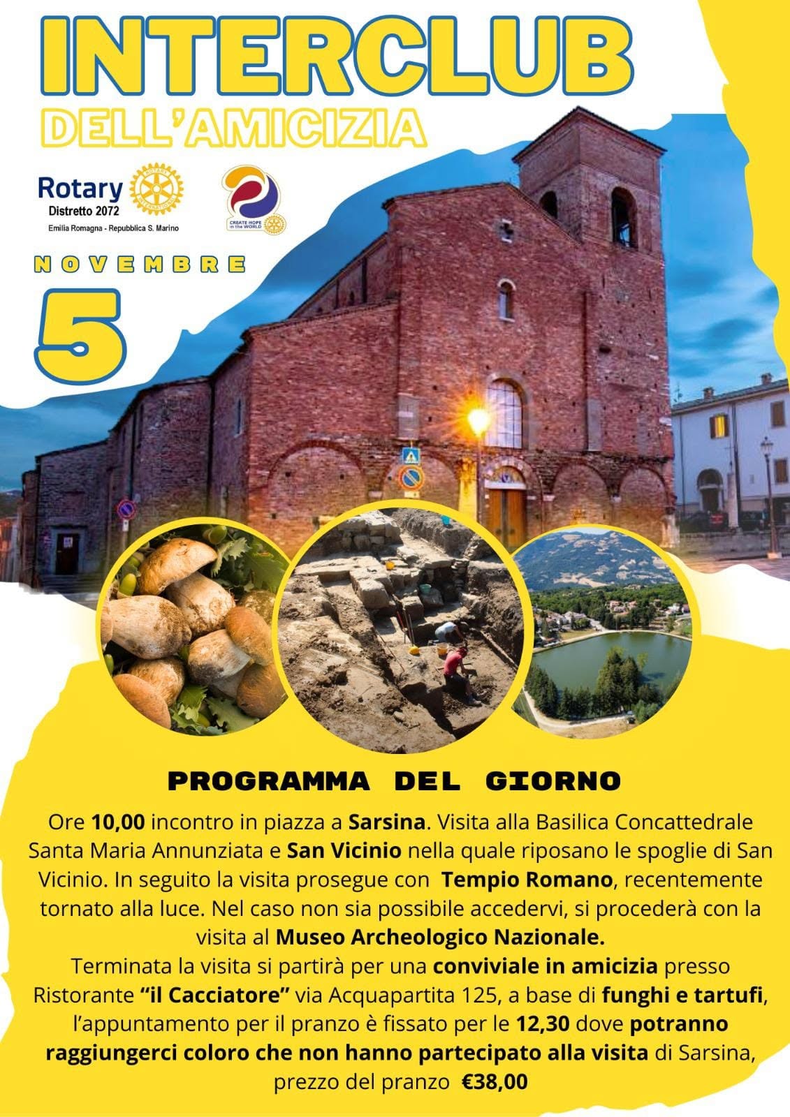 Interclub miqësie — Casa Rozalba, Forlì–Cesena, nëntor 2023