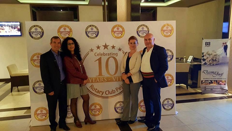 Festa 10-vjetori Rotary Peja — Rotary Club Shkodër