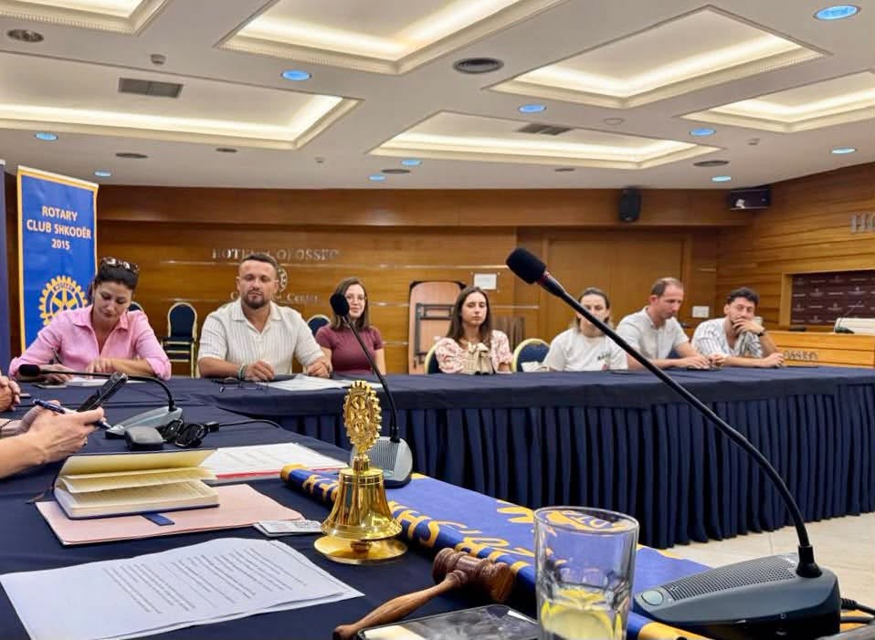 Mbledhja e parë e vitit rotarian 2026–2027, Rotary Club Shkodër me Rotaract dhe Interact